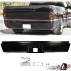 Rear Bumper Roll Pan with LED License for Chevy Silverado GMC Sierra (1999–2007)