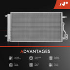 A/C Condenser with Bracket & Receiver Drier for Chevy Spark EV (2014-2016)