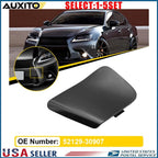 OEM Black Front Tow Eye Hook Cover for Lexus GS350 GS450h (2013–2015)