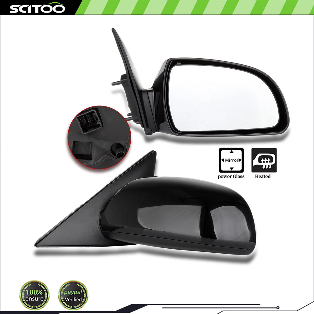 Set of 2 Heated Power Side View Mirrors for Hyundai Sonata (2006–2010)