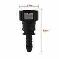 9.89mm ID8 Coupler Car Fuel Line Hose Pipe Quick Release Connector for Vehicle