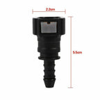 9.89mm ID8 Coupler Car Fuel Line Hose Pipe Quick Release Connector for Vehicle