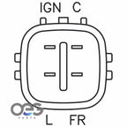 Voltage Regulator for Honda Civic L4 1.7L (2001-2005)