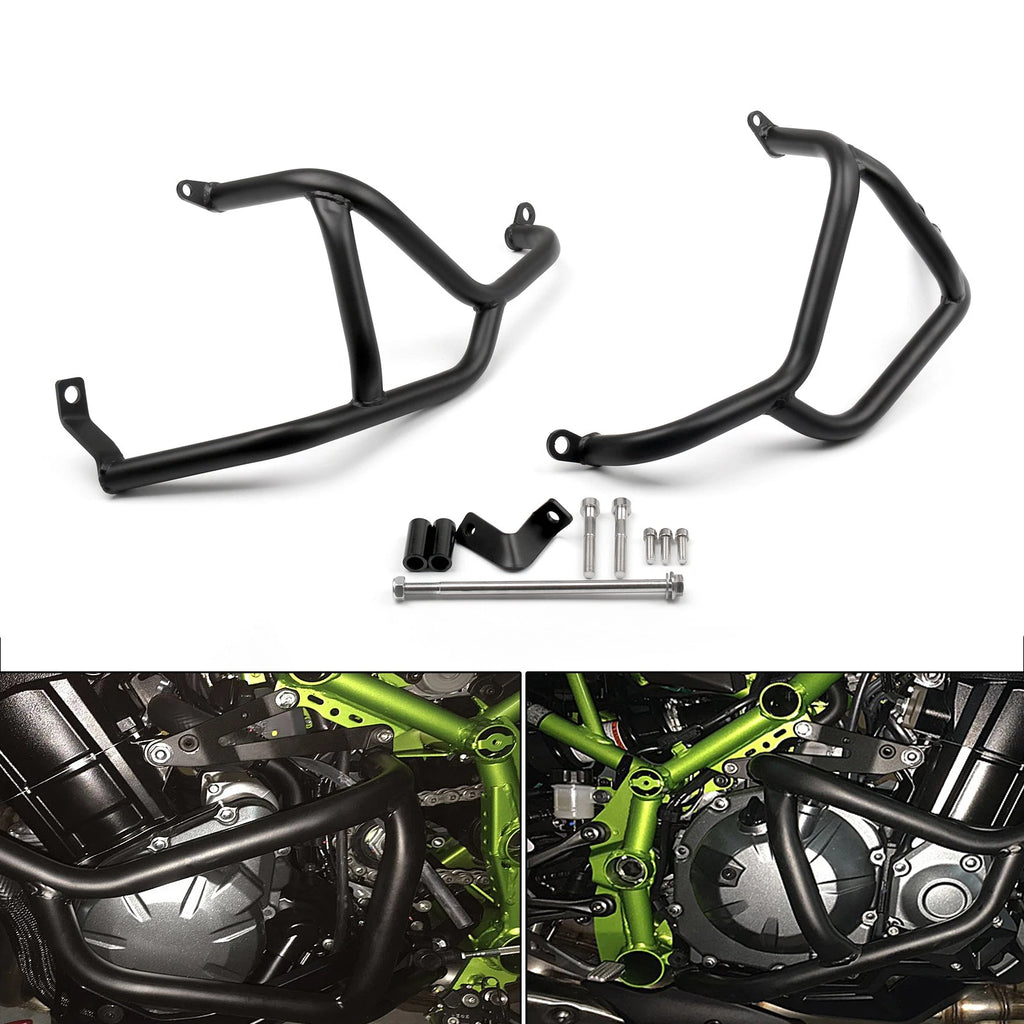 Engine Guards Set of 2 Frame Sliders for Kawasaki Z900 (2017–2019) Black
