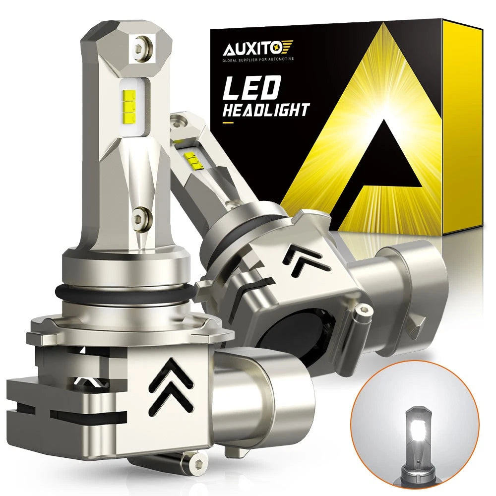 2X AUXITO 9006 HB4 LED Headlight Kit Combo Bulb 6500K for High Low Beam