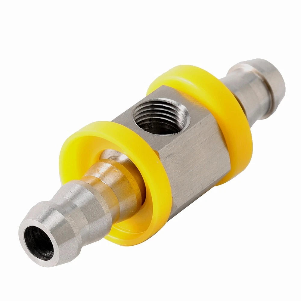 Fuel Line Pressure Gauge Sensor T-Fitting Adapter for GlowShift (1/2”)