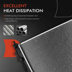 Radiator with Transmission Oil Cooler for Chevrolet Cruze (2011–2014)