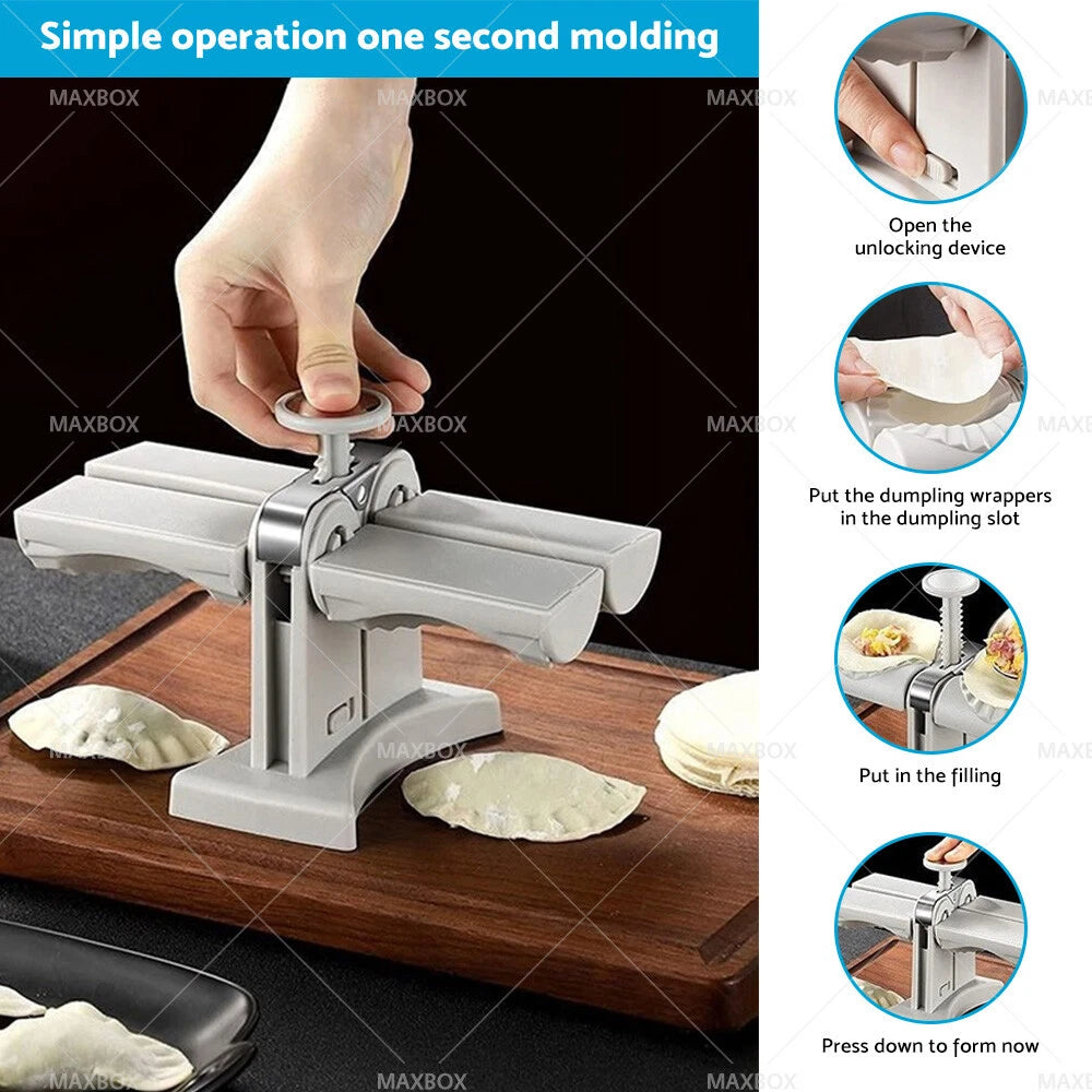 2-in-1 Dumpling Maker for Auto Mould (304 Stainless Steel)