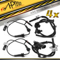 Set of 4 ABS Wheel Speed Sensors for Chevrolet Silverado 3500 HD (2007–2019)