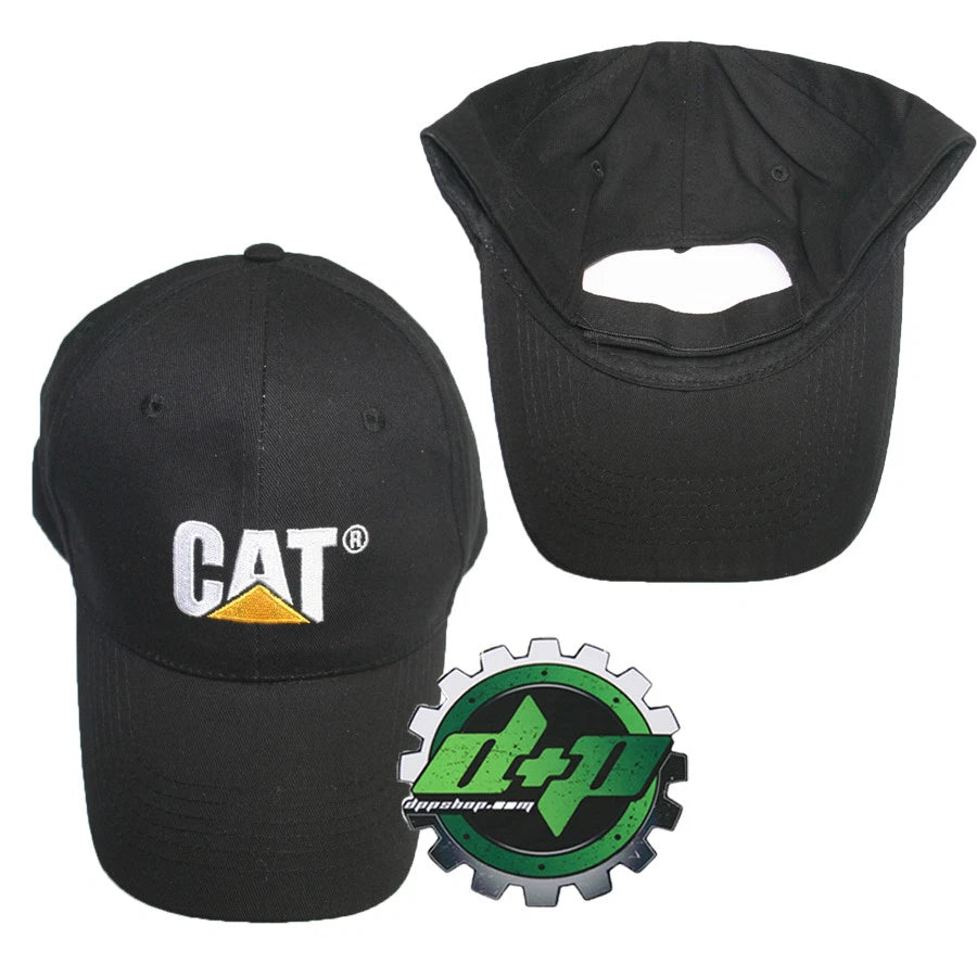 Caterpillar Solid Black Trucker Hat for Trucks (Diesel Equipment)