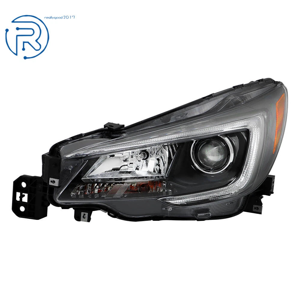 Halogen Headlight Left Side for Subaru Legacy Outback (2018-2019) Black Housing