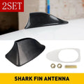 Set of 2 Shark Fin Roof Antennas for Universal Vehicles (FM/AM)