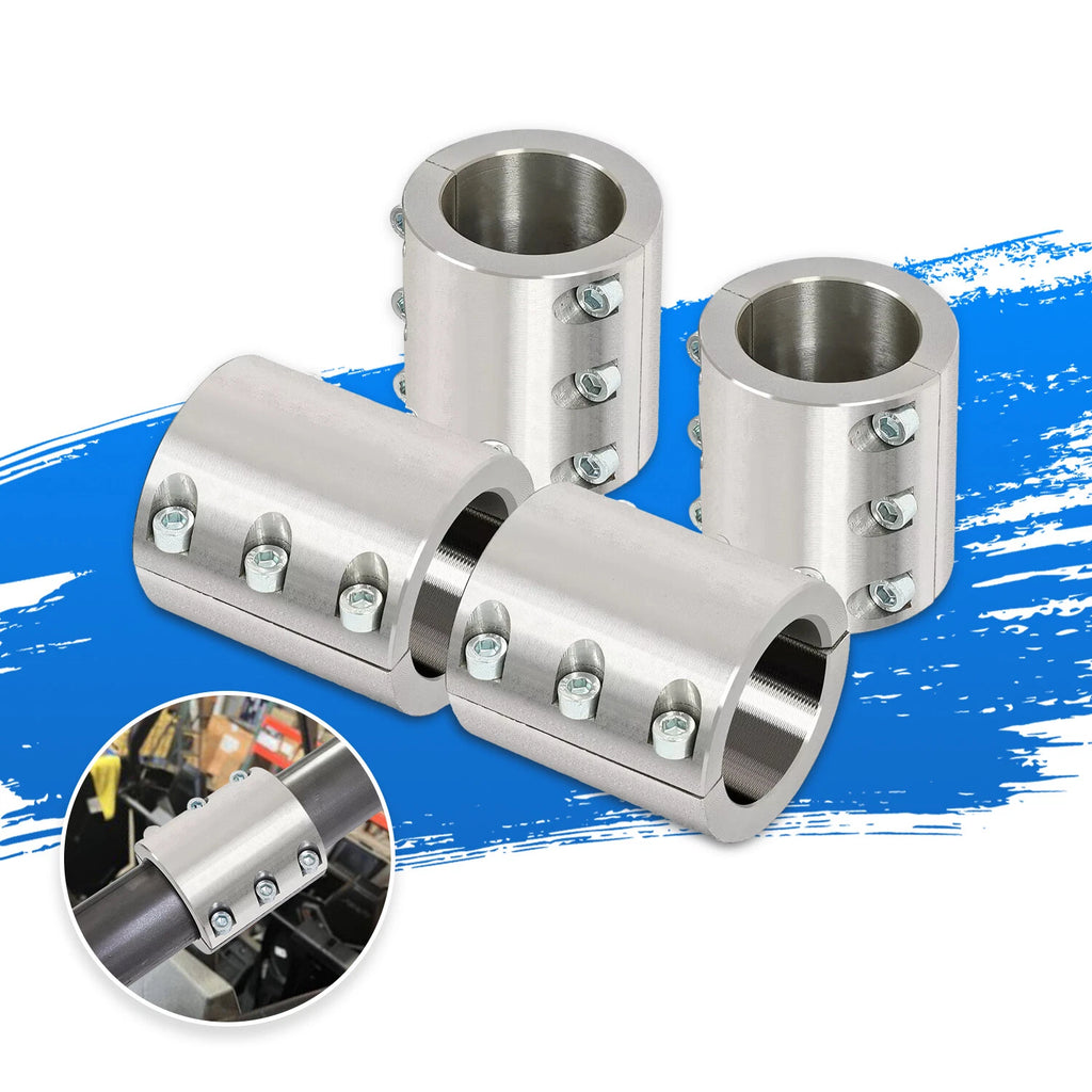 Set of 4 Weldable Steel Tube Clamps for Roll Cage 1.75" (Universal)