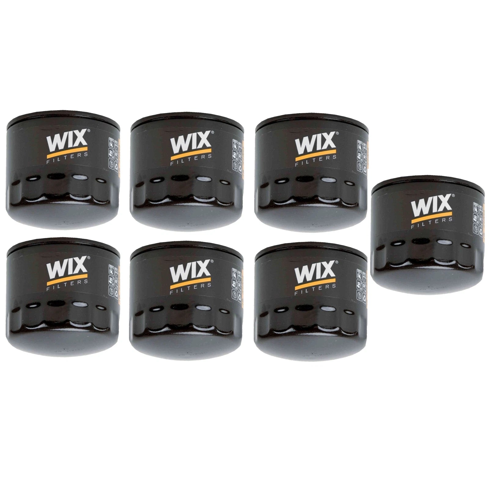 Set of 7 Wix 51064 Engine Oil Filters for (Spin-On)