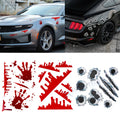 Scary Blood Handprint Die-Cut Car Sticker for Universal Fit (2010–2025)