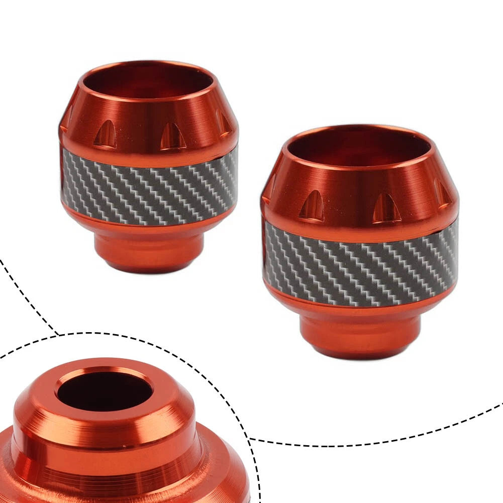 2X Red Motorcycle Front Fork Frame Sliders for