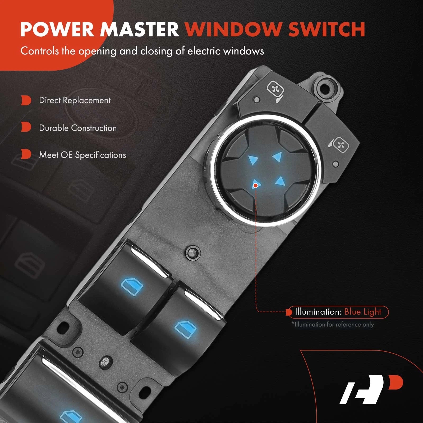 Left Power Window Switch for Ford Mustang (2015-2023)