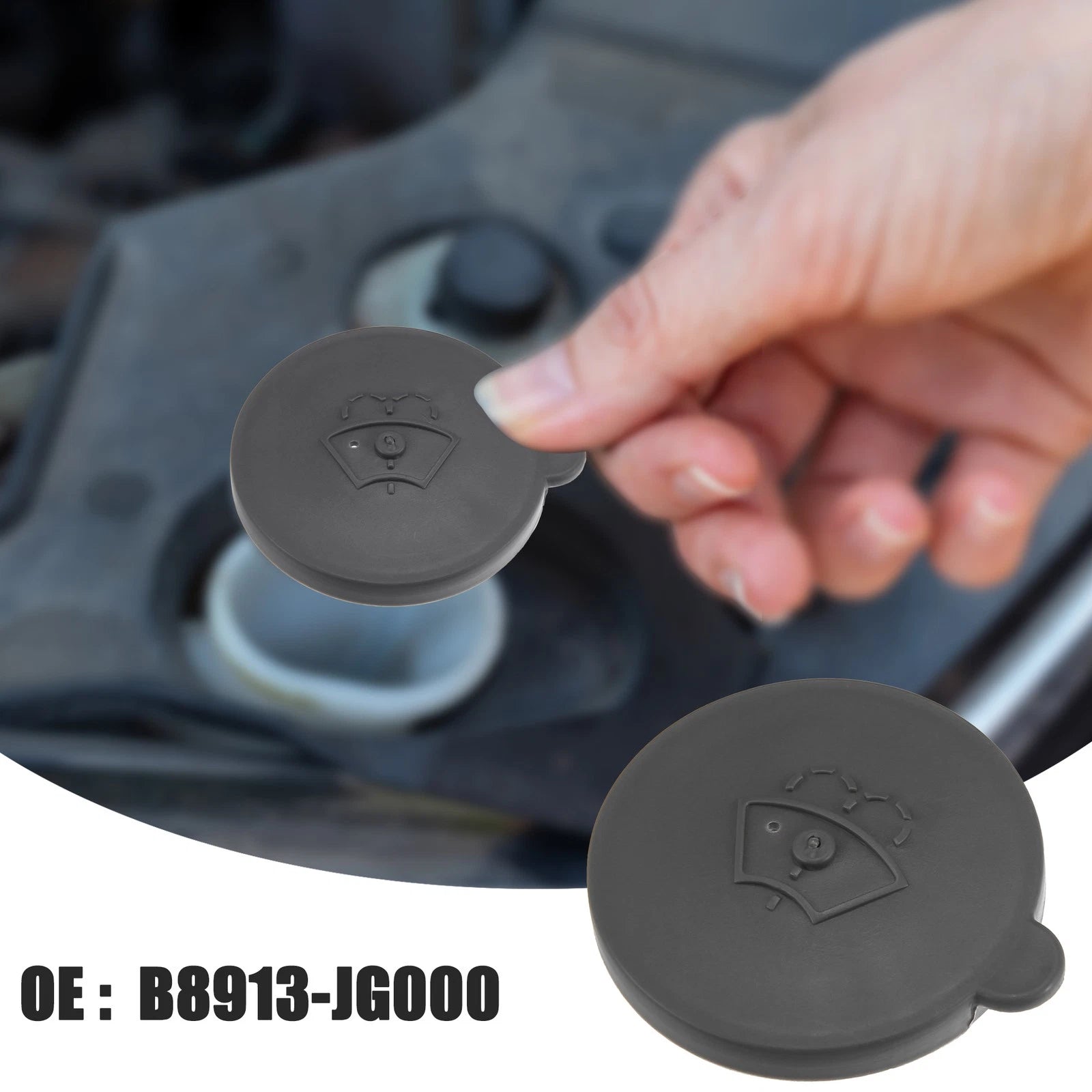 Windshield Washer Fluid Reservoir Cap for Nissan Rogue (2008–2013)