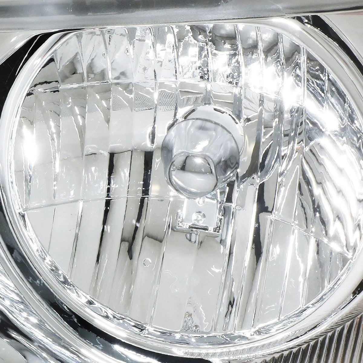 Chrome Headlight + Clear Lens Corner + LED Fog Light Set for Ford F150 (2004–2008)