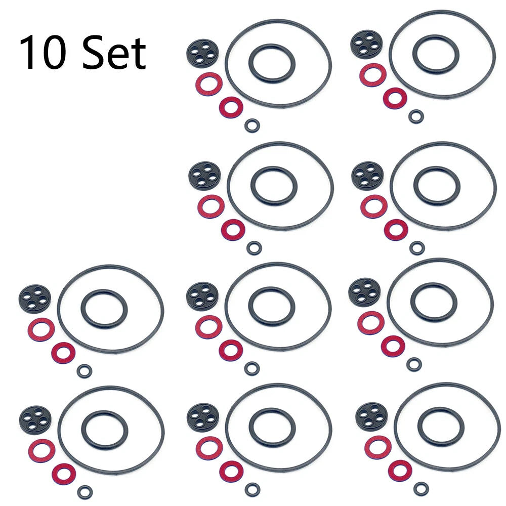 10x Carburetor Gasket Rebuild Kit for Honda GX340 GX390 (N/A) 16010-ZE2-812