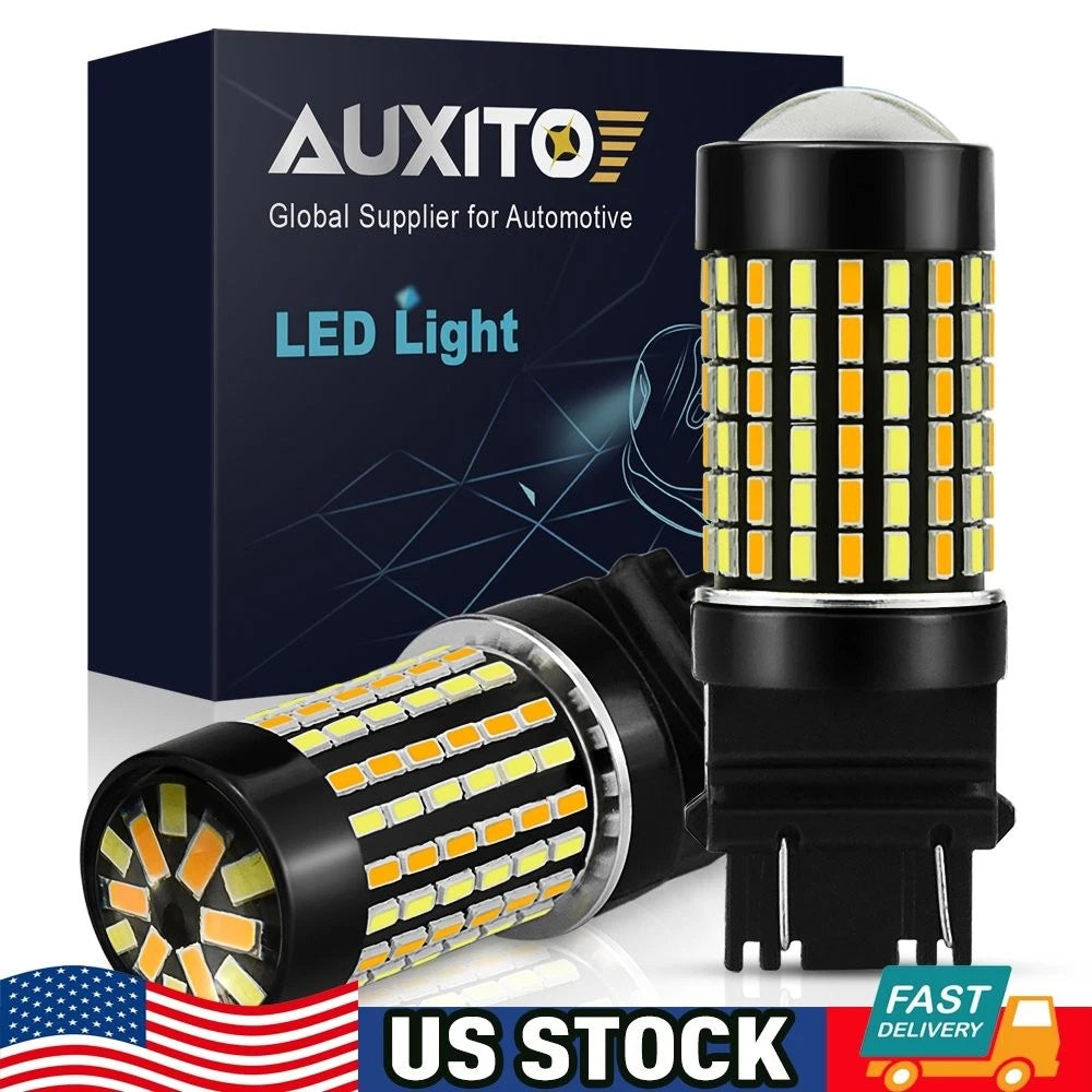 Set of 2 Switchback LED Turn Signal Light Bulbs for Car (YYYY–YYYY)