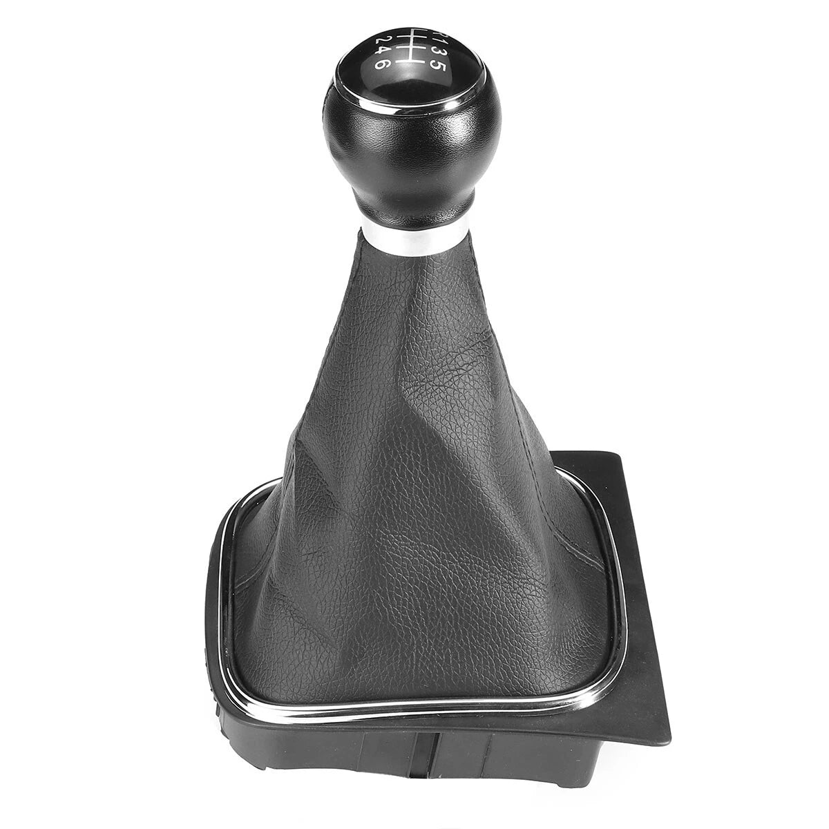 6 Speed Gear Shift Knob Leather Boot for VW Golf MK5 MK6 (2005–2014)