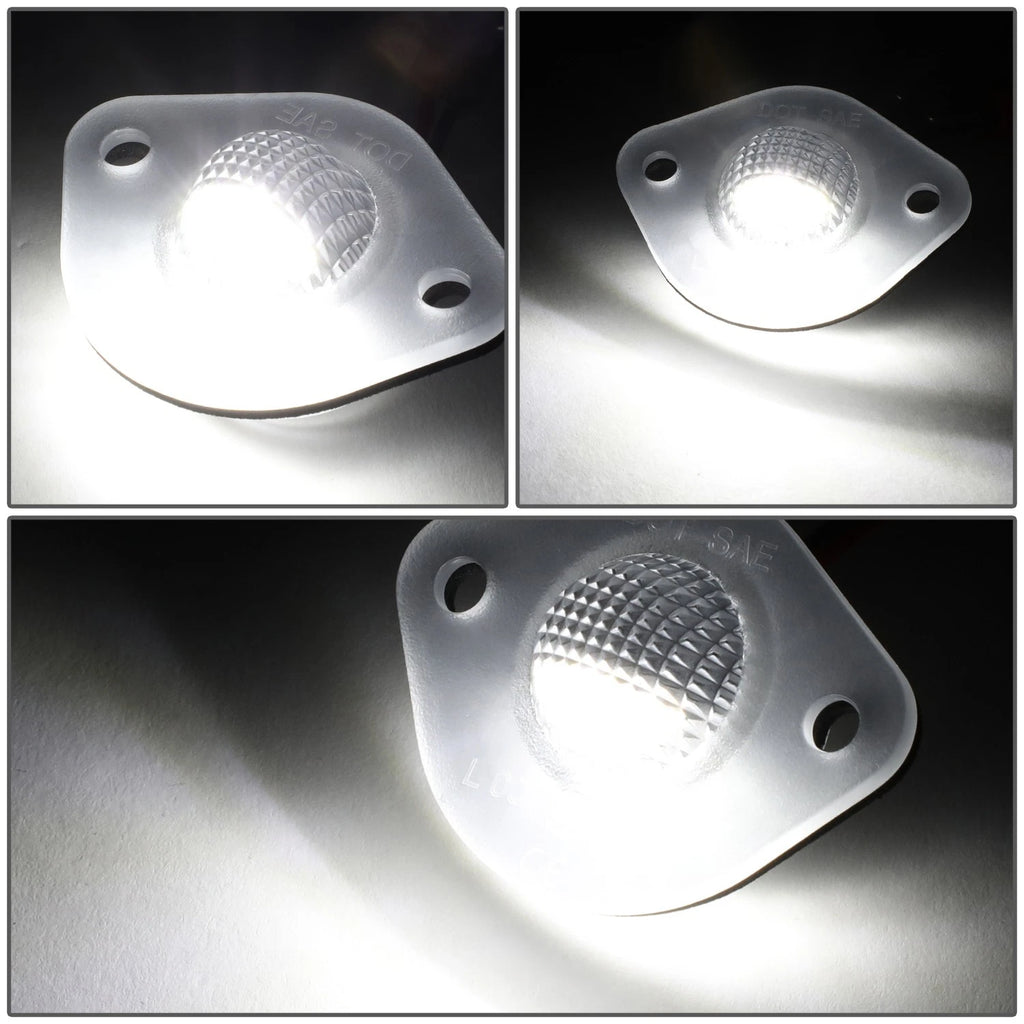 LED License Plate Lights for Ford Mustang (1994–2004) - Clear Lens