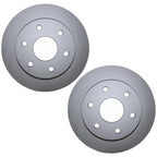 2 Front Coated 305mm Brake Rotors for Cadillac Chevy GMC