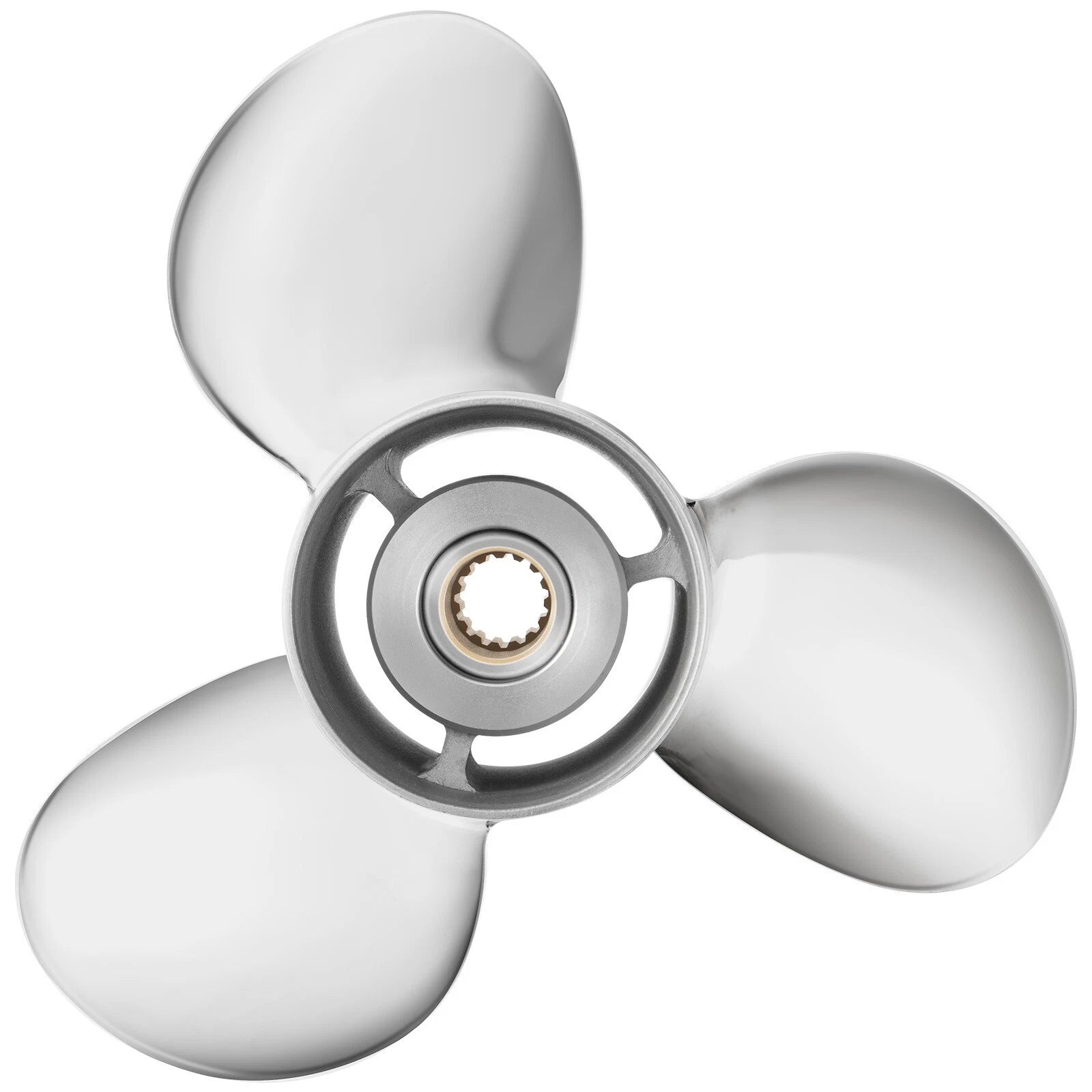 Stainless Steel Propeller 13 1/4x17 for Honda 60-130HP (15 Spline, RH)