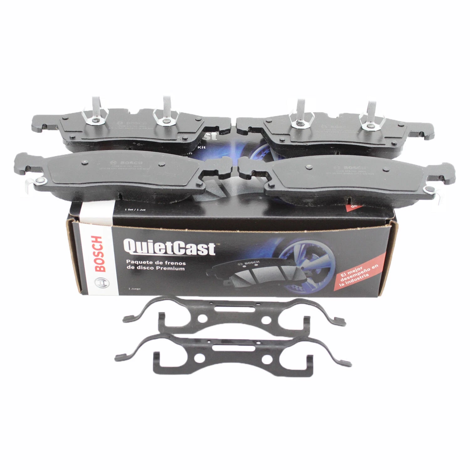 Bosch QuietCast Front Ceramic Brake Pads for Durango Grand Cherokee (2004–2021)