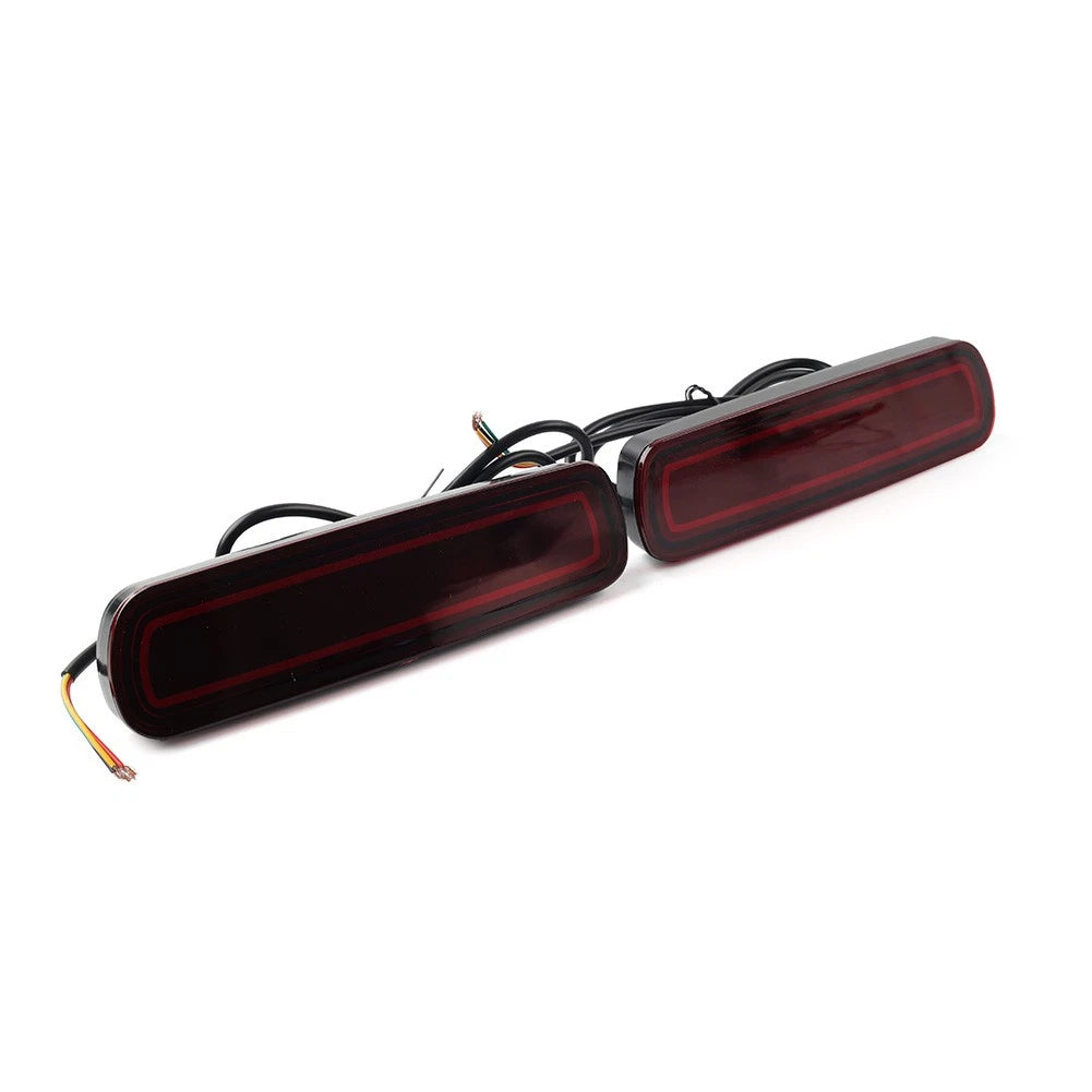 2X Rear Bumper DRL Turn Signal Brake Lamp for Lexus LX470 (1998–2007) Red