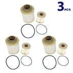 3PCS Fuel Filter for Ford F Series 6.0L Powerstroke Turbo Diesel (2003–2007) FD4616