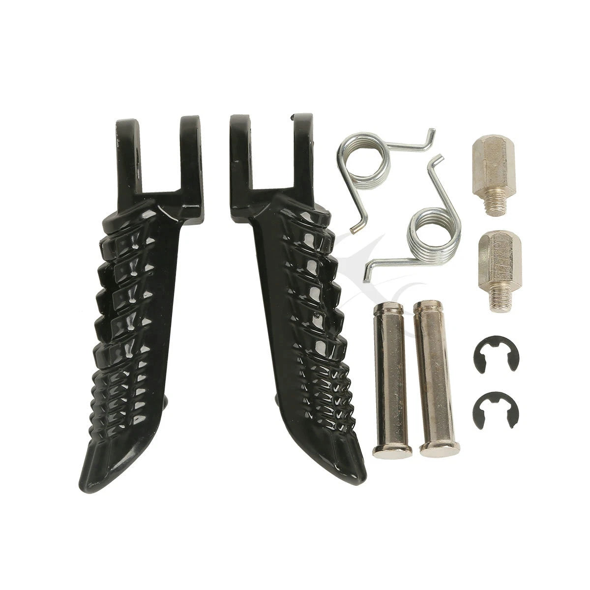 Black Front Foot Pegs for Suzuki GSXR600 GSXR750 GSXR1000 (2001–2025)