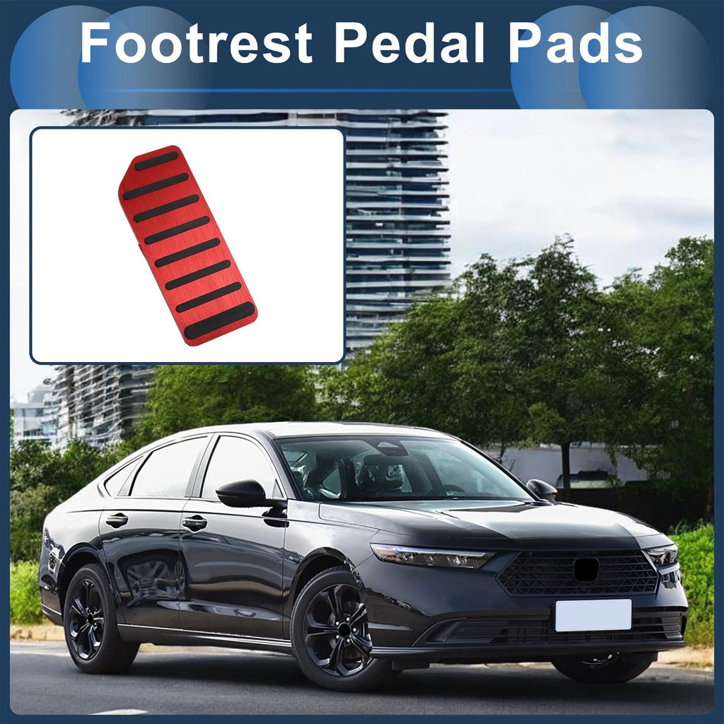 Footrest Pedal Pad Cover for Honda Accord (2018–2023) - Red