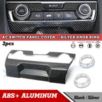 Carbon Fiber AC Switch Panel Cover for Honda Civic (2016–2020)