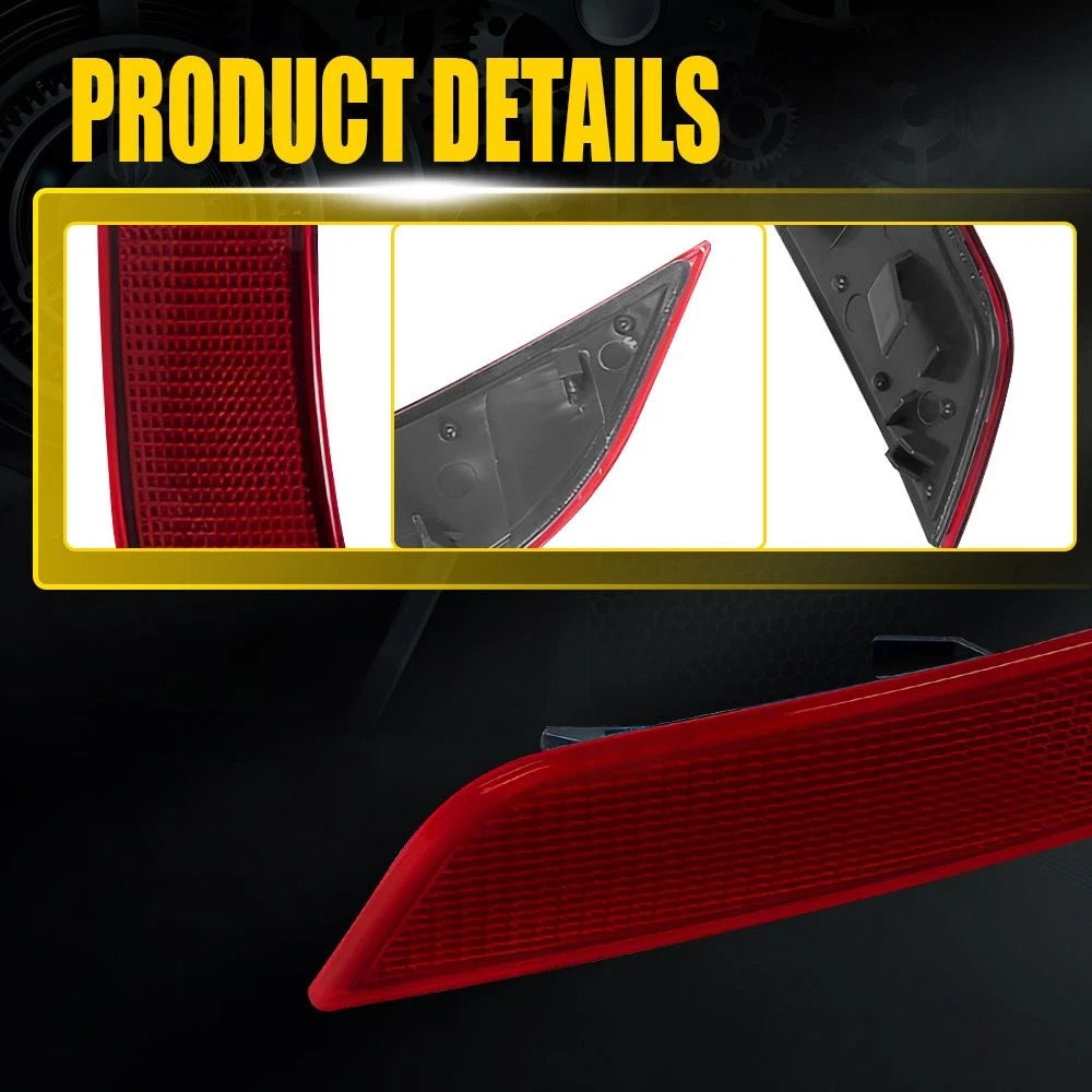 Pair Rear Bumper Reflectors for Mercedes-Benz GL-Class (2010–2012) X164