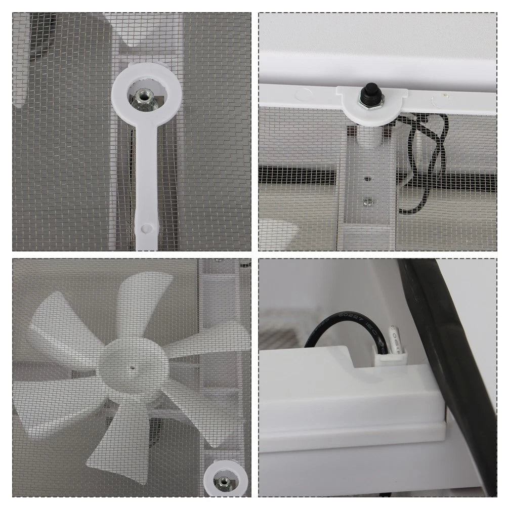 14" Remote Roof Vent Fan for RV Trailer/Camper