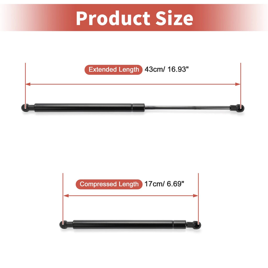 2X Rear Hatch Lift Supports Struts for Honda Fit (2015–2020)
