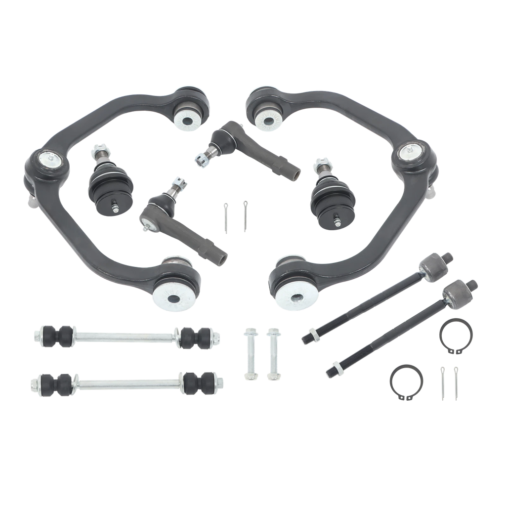 Set of 10 Control Arm Ball Joints & Tie Rods for Mazda B4000 (1998–2003)