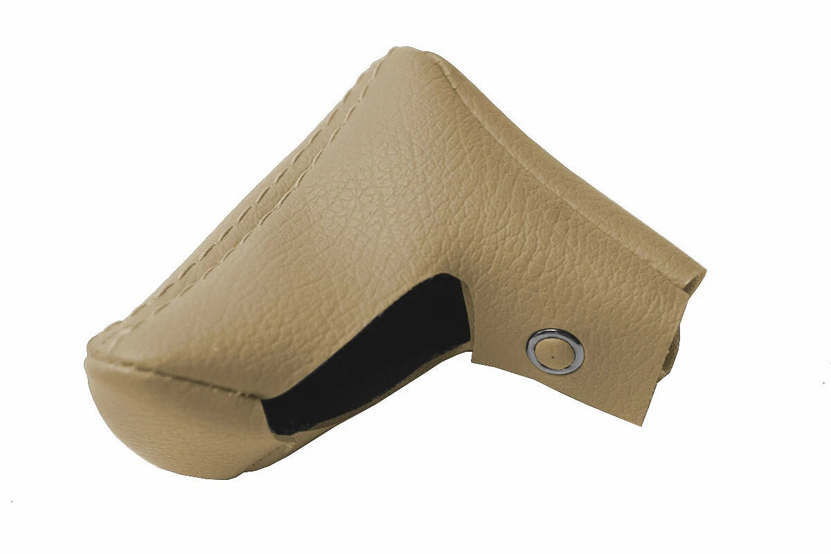 Leather Automatic Shift Gear Knob Cover for BMW E30 (1981–1991) Beige