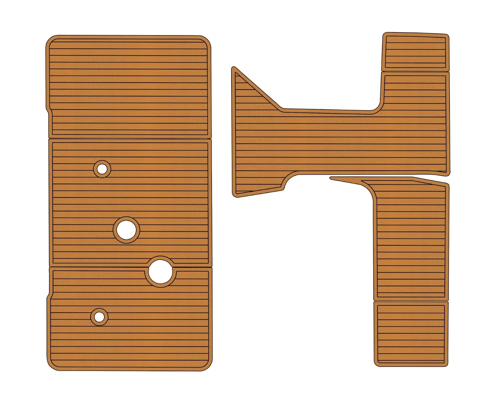 EVA Foam Deck Flooring Mat for Sea Ray Sundancer 330 (1997)
