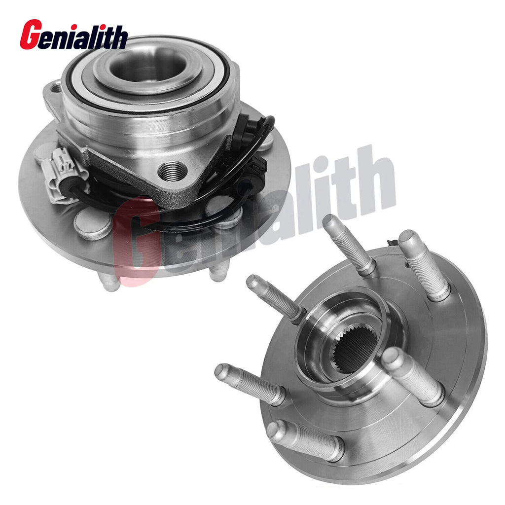Set of 2 Front Wheel Bearing Hubs for Chevy Silverado GMC Sierra 1500 Tahoe (2014–2018)