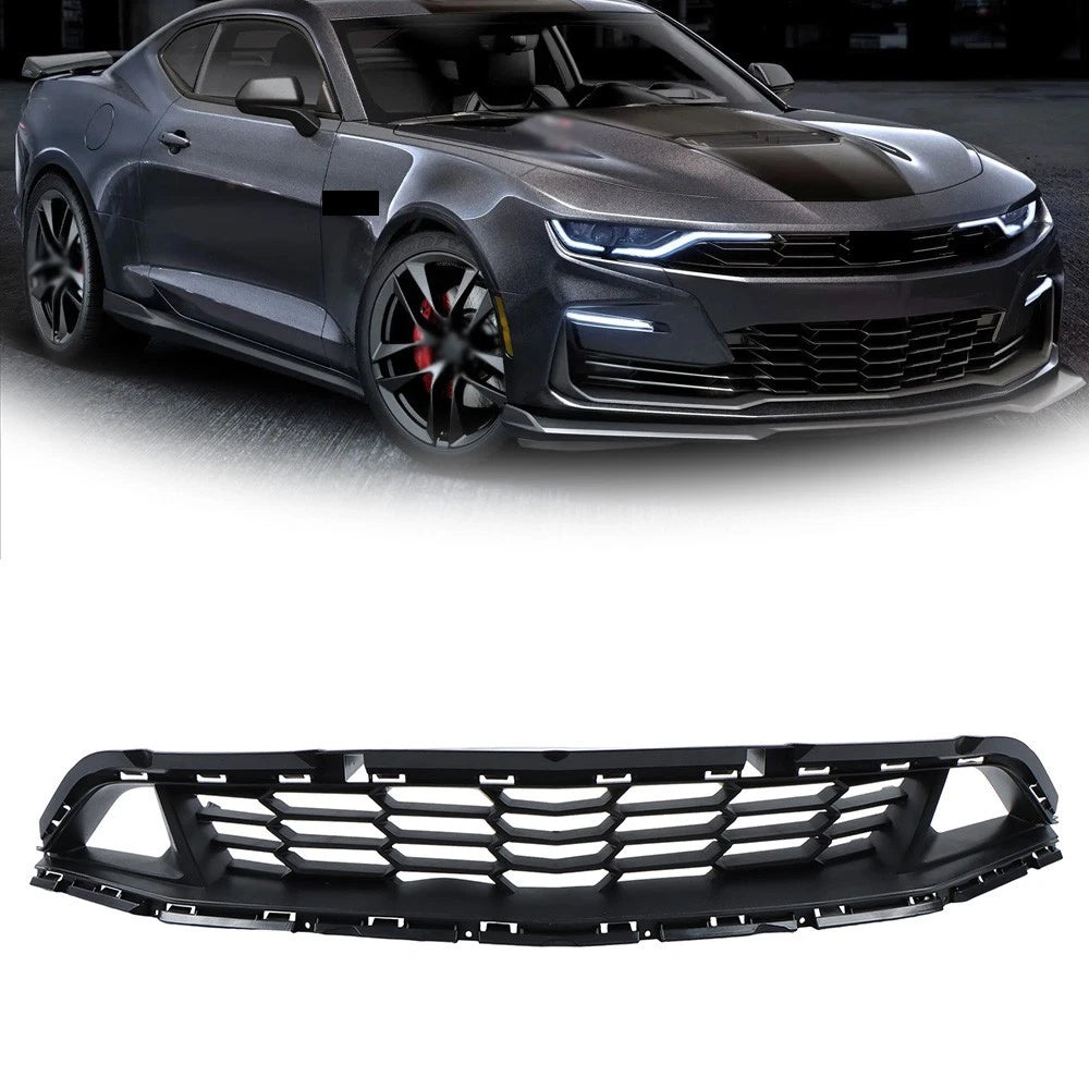 Front Lower Grille for Chevrolet Camaro (2019â2024) Black Plastic