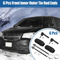 6 Pcs Tie Rod End Links for Dodge Caravan (1996–2007)