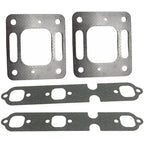 Exhaust Riser Elbow Manifold Gasket Kit for Mercruiser 4.3L V6 (1996–2006) 27-863724, 99757