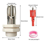 Automatic Drinking Spout Kit for Swine (Connector & Hole Opening Tool)