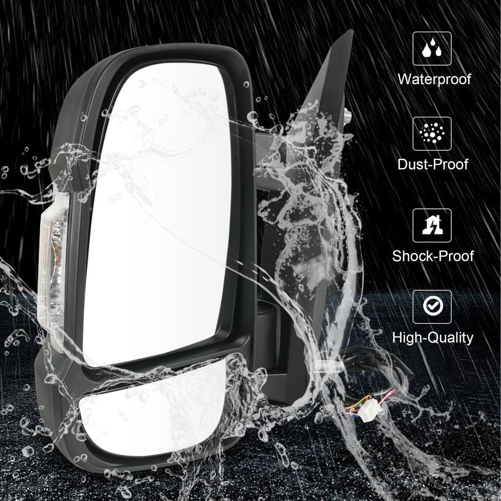 Driver Side Manual Mirror for Ram Promaster 1500 2500 3500 (2014-2023)