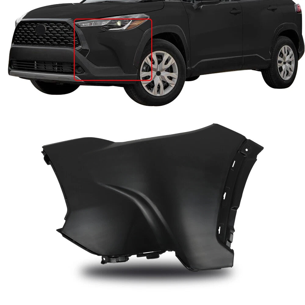 Front Driver Side Bumper Cover for Toyota Corolla Cross (2022â2024)