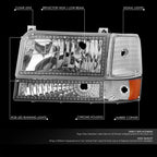 RGB LED Light Bar for Ford F-150 F-250 F-350 Bronco (1992–1996)