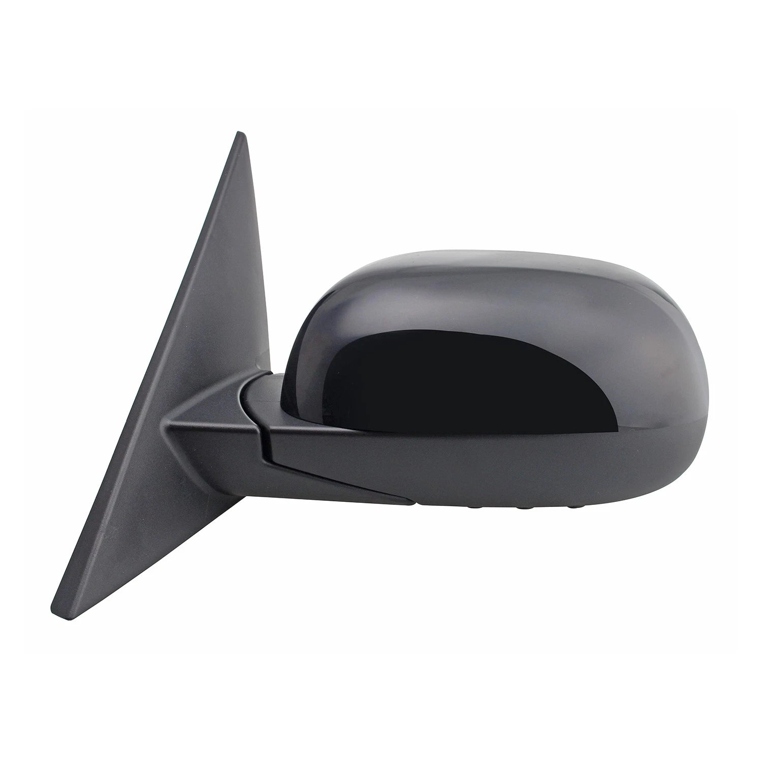 Replacement Ready to Paint Driver Side Power Door Mirror w/o Turn Signal